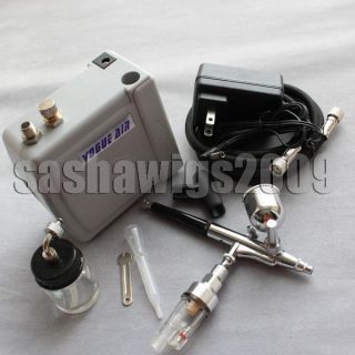 New Airbrush Spray Paint Ink Air Compressor Kit Makeup Body Tattoo 