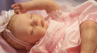 Reborn Baby Anya Oh So Real Baby Girl Doll Amazing Realism Tummy Plate 