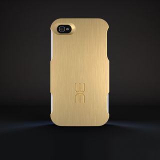 Alfa Case for iPhone 4S 4 Light Gold White Rugged Aero Aluminum