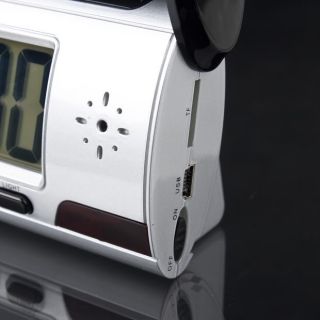 Digital Clock Hidden Camera DVR USB Motion Alarm Video Audio Recorder