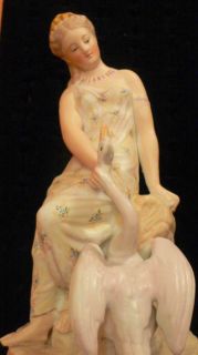 Pair of Russian Imperial Porcelain Figurines by Sabanin