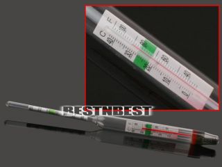 New Glass Floating Saltwater Aquarium Hydrometer 1 000 1 060 with 