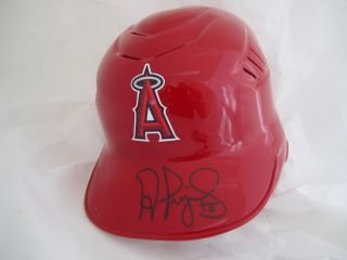 Albert Pujols Signed Baseball Helmet Angels Cardinals Pujols MLB Holo 