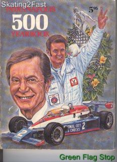 1978 Indianapolis 500 Yearbook Carl Hungness Al Unser