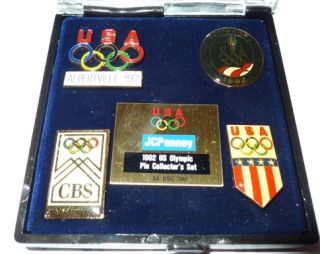 1992 Winter Olympic Albertville Pin Set