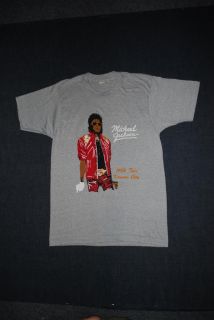RARE Vintage Michael Jackson Victory Tour Shirt 1984 L