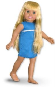 all american 18 girl vinyl doll w soft body blondle