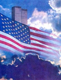 American Twin Towers Remembered Cross Stitch Pattern
