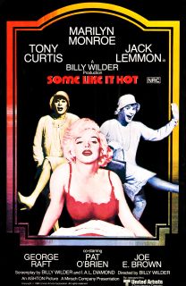 Some Like It Hot Australian R 1980 Orig Movie Poster