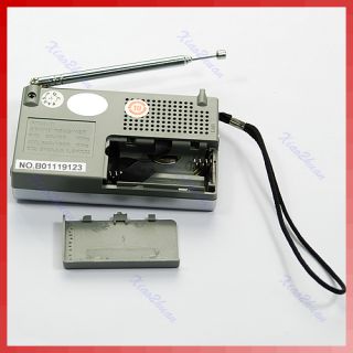 Mini Portable Am FM Pocket Radio 2 Bands Receiver DC 3V