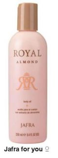 Jafra Royal Almond Body Oil 8 4 oz  ♀