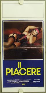 HW70 Joe DAmato IL Piacere Sexy Orig Poster Italy