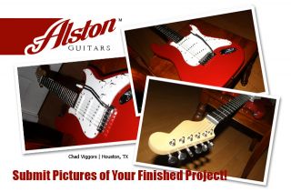 Alston Guitar St Style Custom Electric DIY Builder Kit