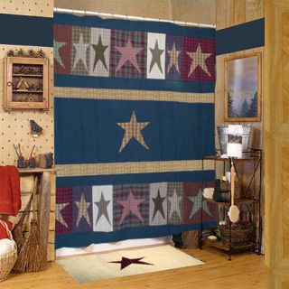 All Star Americana Quality Fabric Shower Curtain