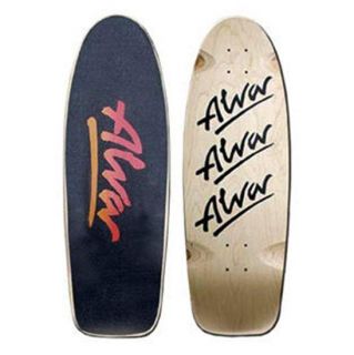 Alva Skates Tony Alva Tri Logo Reissue Skateboard Deck w Grip Tape 
