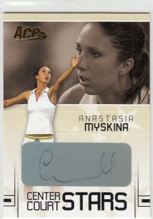 2006 Ace Tennis Anastasia Myskina Center Court Stars Auto