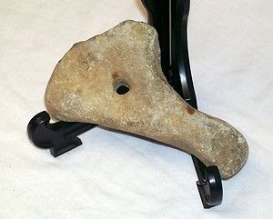 mystery artifact ancient stone tool axe bannerstone birdstone 5 in 