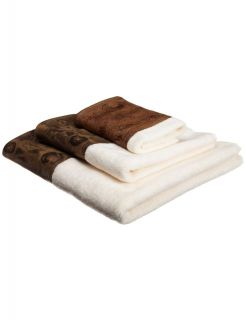 Zambia Animal Skin Look Bath Hand Wash Cloth Towel Set