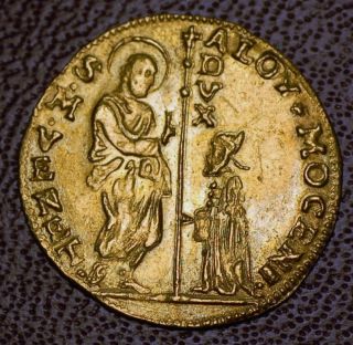 ITALY Venice Doge Alvise Mocenigo III 1722 1732 gold zecchino ducat 