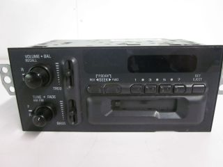 Delco Electronics 09356045 AM FM Car Radio and Cassette Tape Player