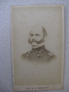 CDV Union Major General Ambrose Everett Burnside