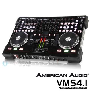 American Audio VMS4.1 4 Channel MIDI Computer DJ Controller w/ Virtual 