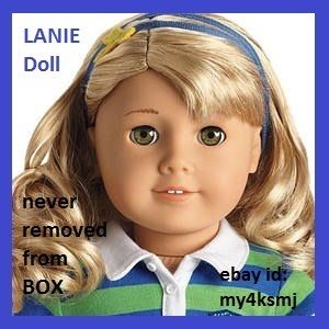 American Girl Lanie Doll of The Year 2010 Book Insured Fast SHIP 