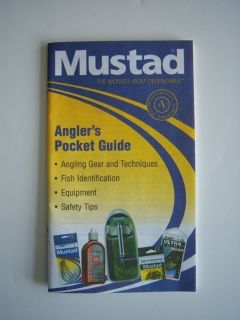 Anglers Pocket Guide with Kids Section, Mustad, Fish ID, Fishing Tips 