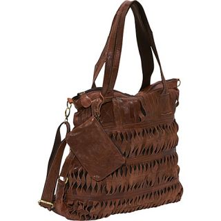 click an image to enlarge amerileather oida tote chocolate brown