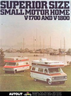 1971 ? Superior Dodge Chevrolet Motorhome Van Brochure