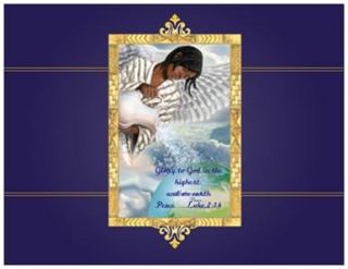   Holiday African American Angel Post Cards Printed US or Canada