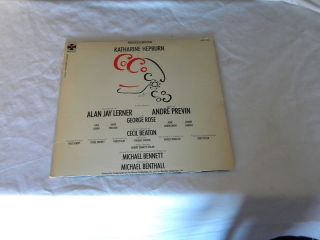 Hepburn Coco Original Cast Recording Andre Previn PMS 1002 Vinyl 