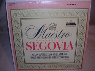 Maestro Segovia Decca Records Gold Label DL 710 039