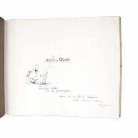 Andrew Wyeth 1917 2009 Original Ink Drawing