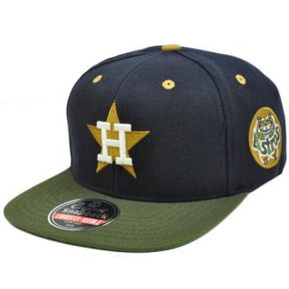 MLB American Needle Blockhead Earthtone Wool Hat Cap Snapback Houston 