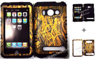 HYBRID Camo Mossy Cover Silicone for Sprint HTC EVO 4G Faceplate 