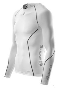 Skins™ A200 Mens Compression Sleeveless Top White B60005003