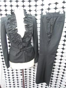 Anne Klein Pant Suit NWT $280 Black SIZE0 Womens Pant Suit