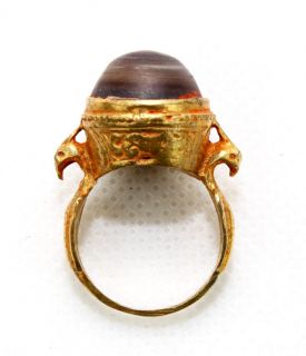 Antique Arabic Islamic Gold Ring from Andalusia Spain