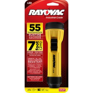 Rayovac CLEARANCE Lights 20 Lumen 2D 3 LED Flashlight w Ring Batteries 