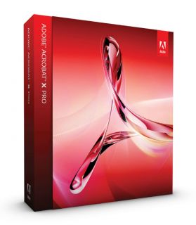 Adobe Acrobat X Professional Retail   Full Version Windows 65083161 