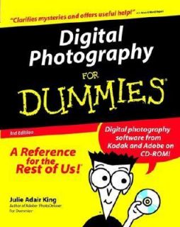   Photography for Dummies by Julie Adair King 1999, Paperback