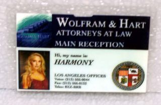 Angel TV Series ID Badge   Wolfram& Hart Harmony