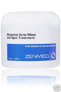 zenmed botanical acne mask and spot treatment quick overnight spot