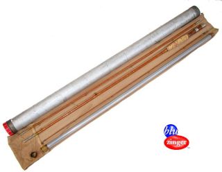 fine vintage split bamboo fly rod by legendary rod maker H.L 