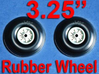 two 2 3 25 rubber pu wheel for rc airplane