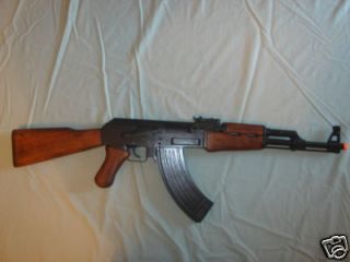 RUSSIAN AK 47 FULL STOCK AUTO ASSUALT RIFLE DENIX NON FIRING REPLICA 