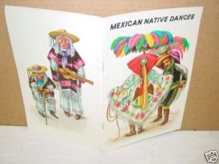 Vintage,Book,M​exican Native Dances,Covarru​bias,Artwork