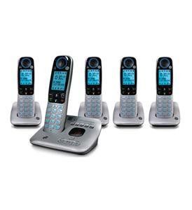   Five Handset Cordless Phone System w Answering Machine 30522EE5