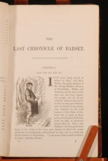 1867 2 Vols Last Chronicles of Barset by Trollope First